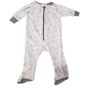 3-6 Months Zip Up Pajamas